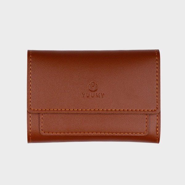 Ví Da Cầm Tay Thời Trang Yuumy Màu Bò YV16B (Store 5703)