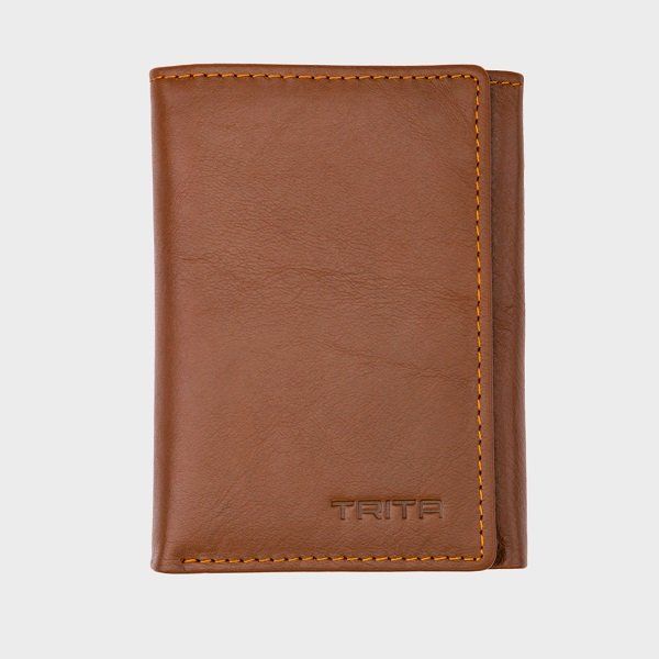 Ví Nam Da Bò Thật Trita Màu Bò Nhạt RVN03BN (Store 5703)