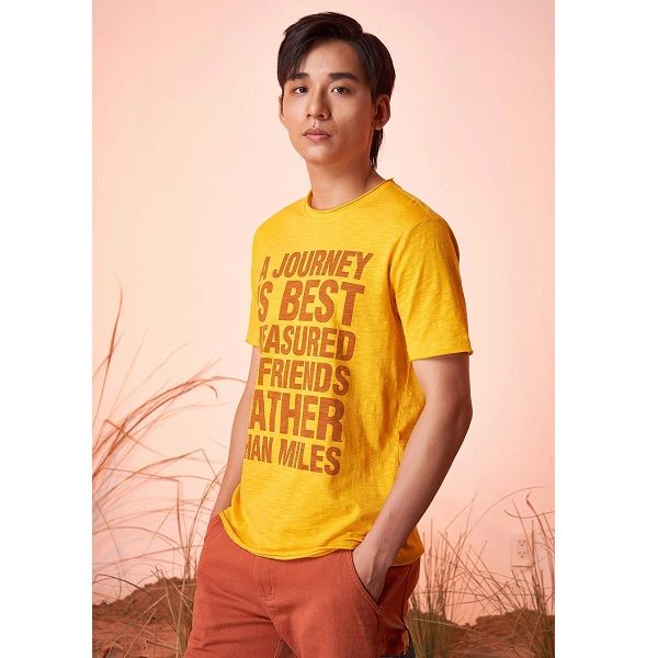 Áo Thun Nam Màu Vàng Couple TX 1012 (Store 5703)