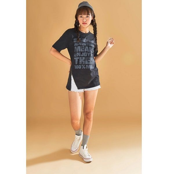 Áo Thun Nữ Dây Kéo Màu Đen Couple TX 2011 (Store 5703)