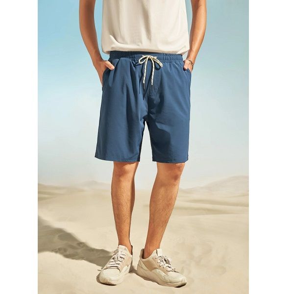 Quần Short Dù Nam Túi Sau Màu Xanh Đen Couple TX MOT 3004 (Store 5703)