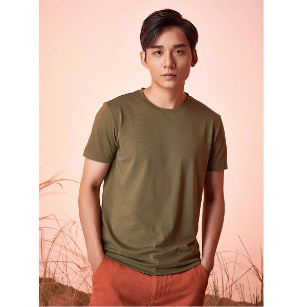 Áo Thun Nam Màu Rêu Couple TX MTS 1035 (Store 5703)