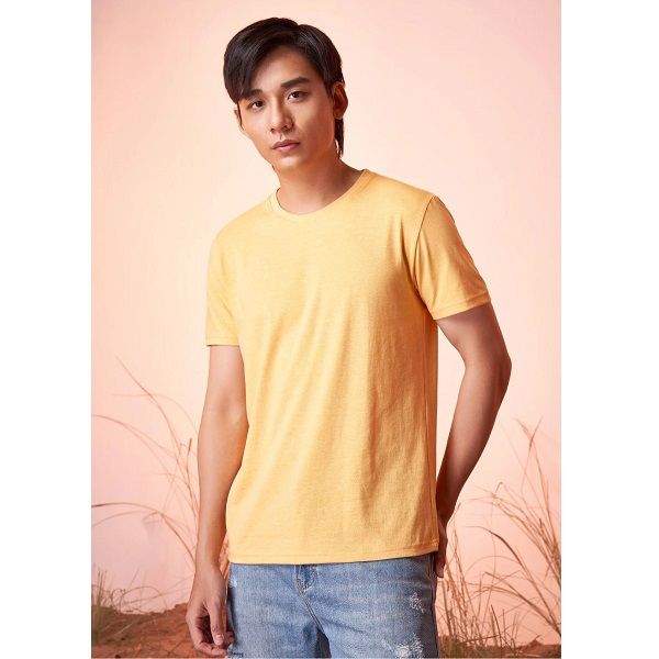 Áo Thun Nam Màu Vàng Couple TX MTS 1035 (Store 5703)