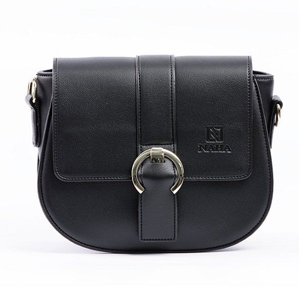 Túi Đeo Chéo Nữ Thời Trang Naha Màu Đen NH001 (Store 5704)