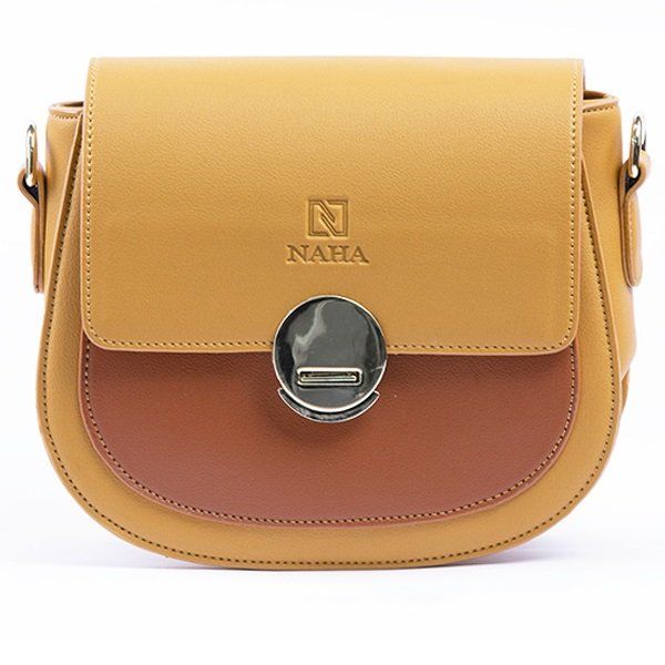 Túi Đeo Chéo Nữ Thời Trang Naha Màu Vàng NH002 (Store 5704)