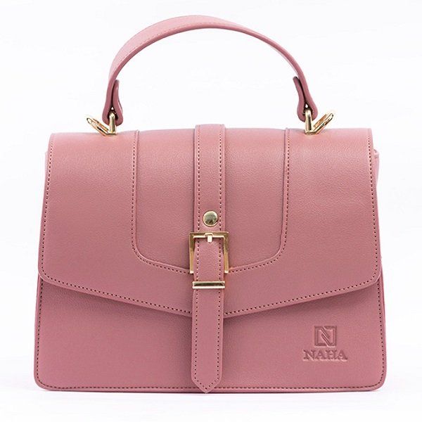 Túi Đeo Chéo Thời Trang Naha Màu Hồng Ruốc NH003 (Store 5704)