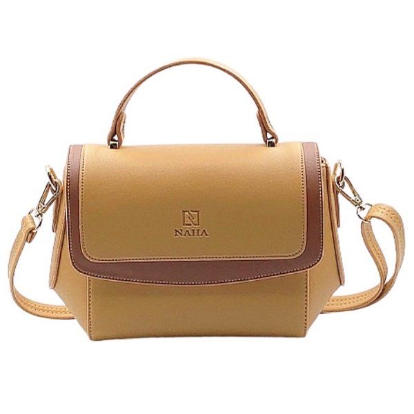Túi Đeo Chéo Nữ Thời Trang Naha Màu Vàng NH005 (Store 5704)