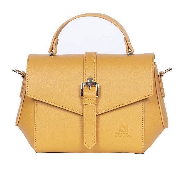 Túi Đeo Chéo Nữ Thời Trang Naha Màu Vàng NH010 (Store 5704)