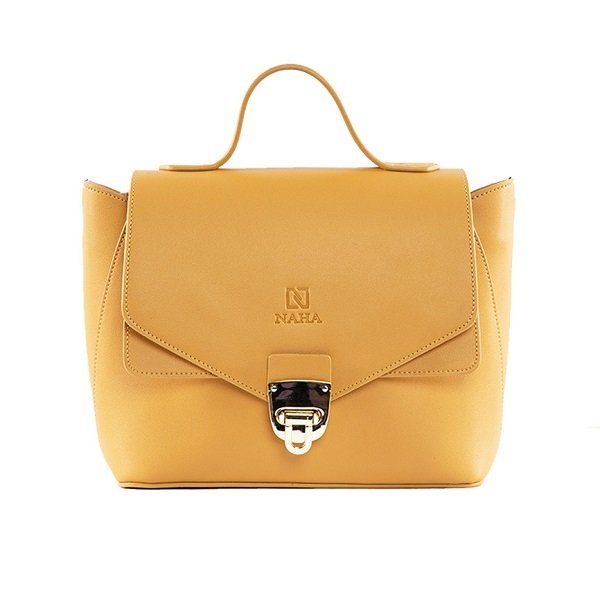 Túi Đeo Chéo Nữ Thời Trang Naha Màu Vàng NH016 (Store 5704)