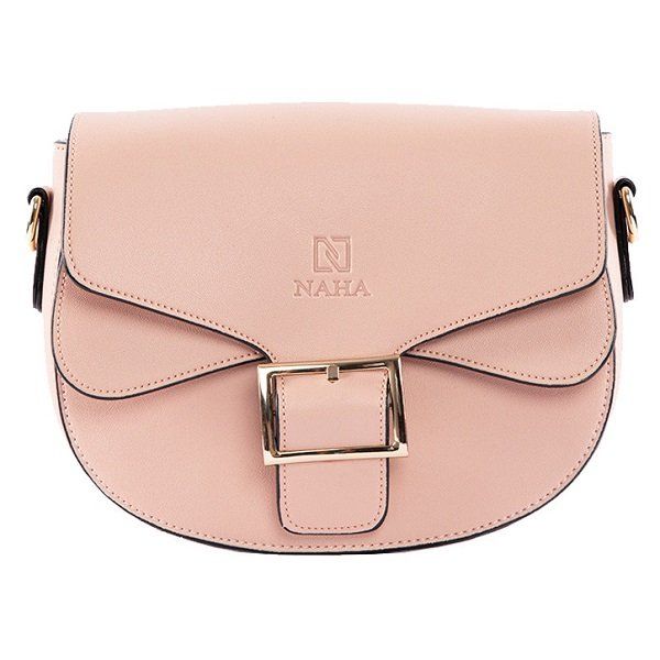 Túi Đeo Chéo Nữ Thời Trang Naha Màu Hồng Phấn NH018 (Store 5704)