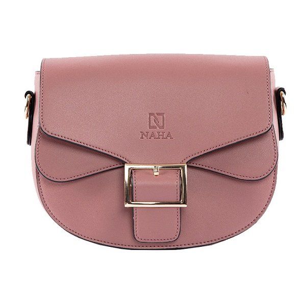 Túi Đeo Chéo Nữ Thời Trang Naha Màu Hồng Ruốc NH018 (Store 5704)