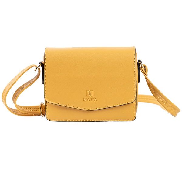Túi Đeo Chéo Nữ Thời Trang Naha Màu Vàng NH022 (Store 5704)