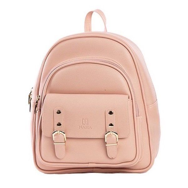 Balo Nữ Thời Trang Naha Màu Hồng Phấn BL01 (Store 5704)
