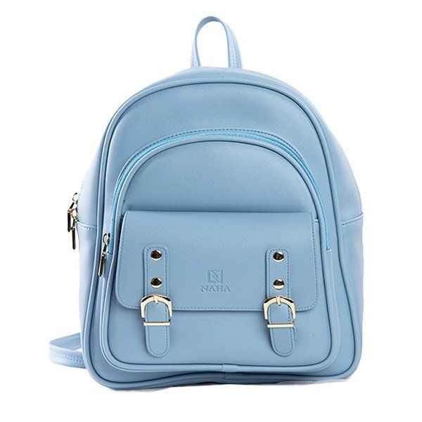 Balo Nữ Thời Trang Naha Màu Xanh Dương BL01 (Store 5704)