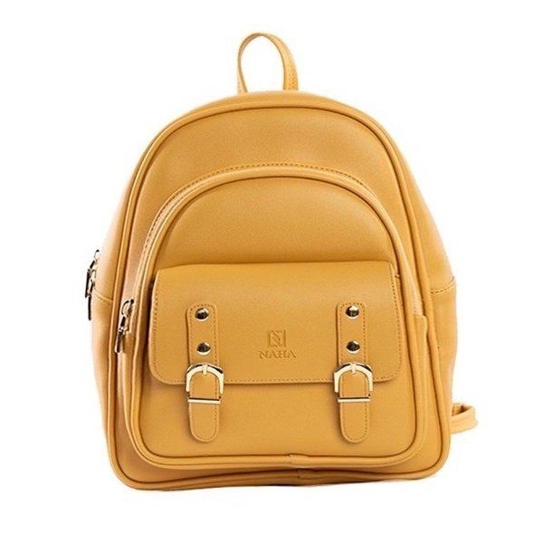 Balo Nữ Thời Trang Naha Màu Vàng BL01 (Store 5704)