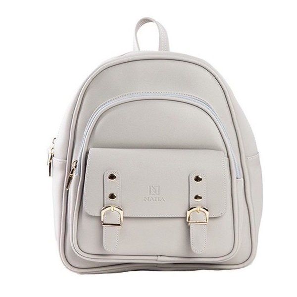 Balo Nữ Thời Trang Naha Màu Xám BL01 (Store 5704)