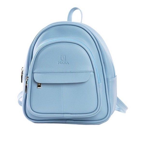 Balo Nữ Thời Trang Naha Màu Xanh Dương BL02 (Store 5704)