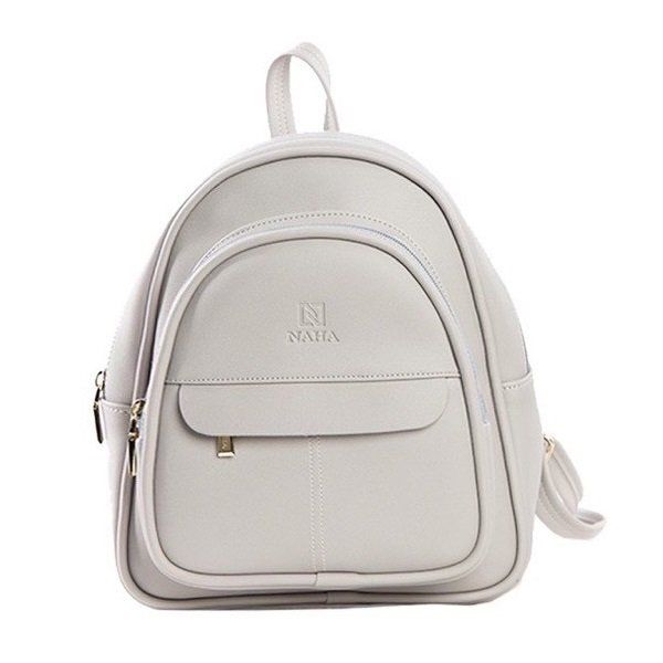 Balo Nữ Thời Trang Naha Màu Xám BL02 (Store 5704)