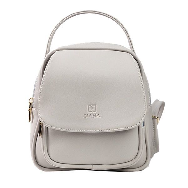 Balo Nữ Thời Trang Naha Màu Xám BL03 (Store 5704)