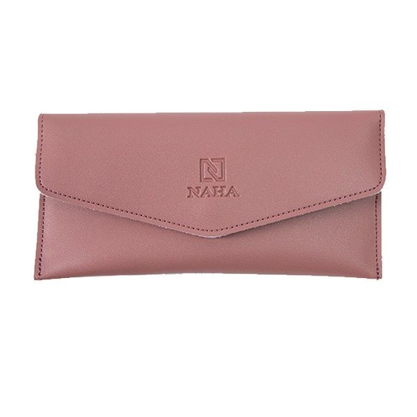 Ví Nữ Dài Cầm Tay Thời Trang Naha Màu Hồng Ruốc VN008 (Store 5704)
