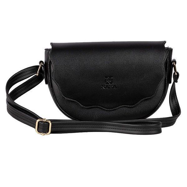 Túi Đeo Chéo Nữ Thời Trang Naha Màu Đen NH025 (Store 5704)
