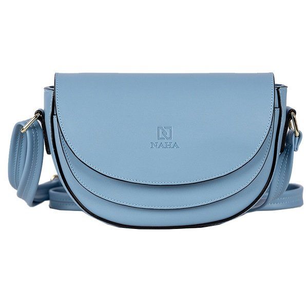 Túi Đeo Chéo Nữ Thời Trang Naha Màu Xanh Dương NH026 (Store 5704)