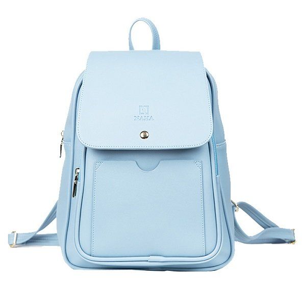 Balo Nữ Thời Trang Naha Màu Xanh Dương BL04 (Store 5704)