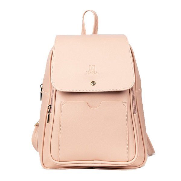 Balo Nữ Thời Trang Naha Màu Hồng Phấn BL04 (Store 5704)
