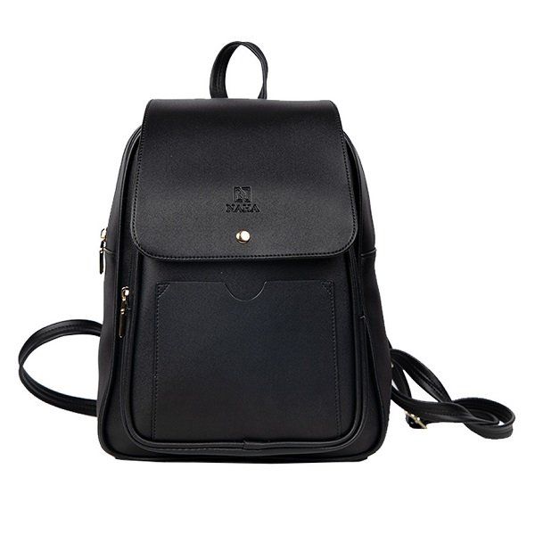 Balo Nữ Thời Trang Naha Màu Đen BL04 (Store 5704)