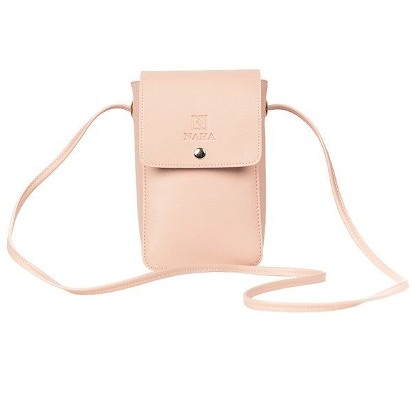 Túi Đeo Chéo Nữ Mini Thời Trang Naha Màu Hồng Phấn NH024 (Store 5704)