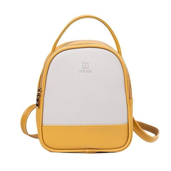 Balo Nữ Thời Trang Naha Màu Vàng Xám BL005 (Store 5704)