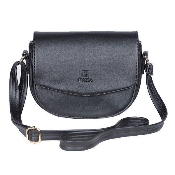 Túi Đeo Chéo Nữ Thời Trang Naha Màu Đen NH029 (Store 5704)