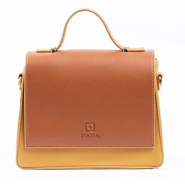 Túi Xách Đeo Chéo Naha Màu Vàng NH007 (Store 5704)