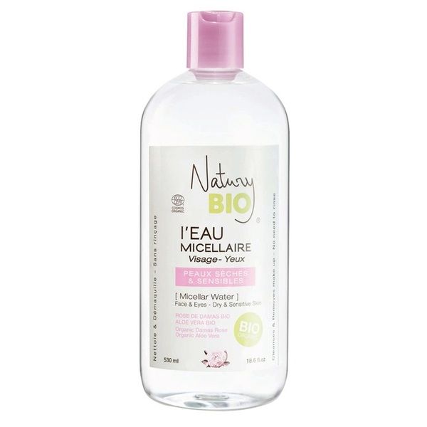 Nước Tẩy Trang Cho Da Khô & Nhạy Cảm Natury Bio Micellar Water For Dry & Sensitive Skin 530ml