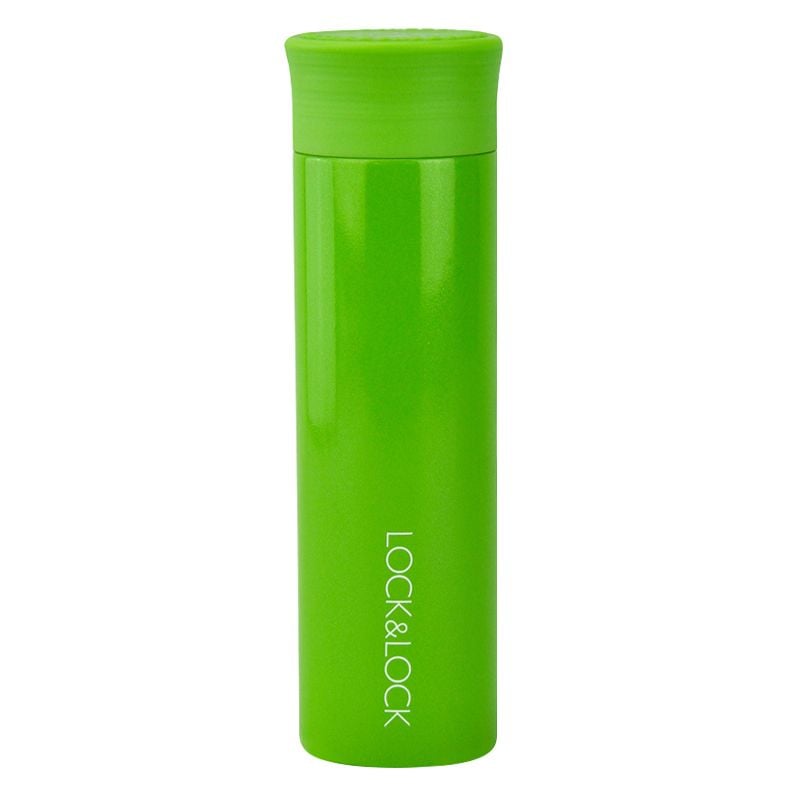Bình Giữ Nhiệt Lock&Lock Fruit Thép Không Gỉ 400ml LHC4110G Xanh Lá