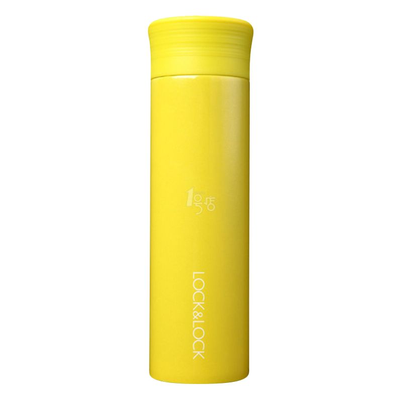 Bình Giữ Nhiệt Lock&Lock Fruit Thép Không Gỉ 400ml LHC4110Y - Vàng