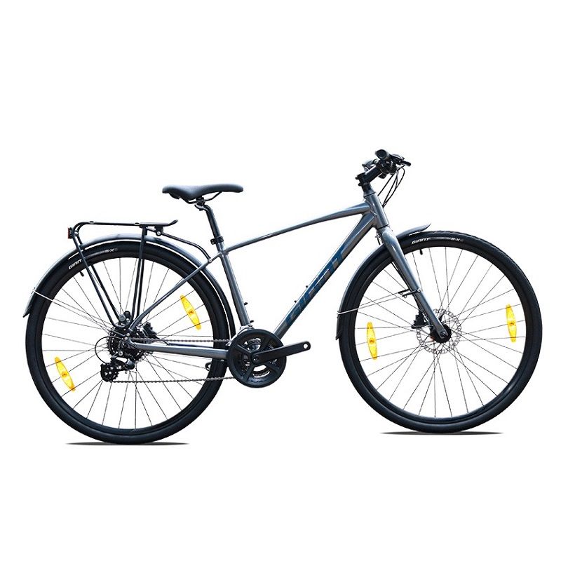 Xe Đạp Đường Phố Touring Giant Escape 2 City Disc Charcoal - Phanh Đĩa 700C 2021