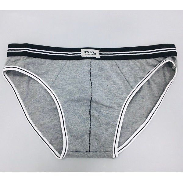 Quần Lót Nam D&L Cotton DL017 Màu Xám (Store 5703)