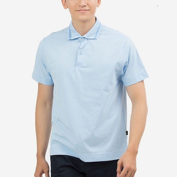 Áo Thun Polo Nam Milvus Màu Xanh Nhạt MVP326MBL01L (Store 5703)
