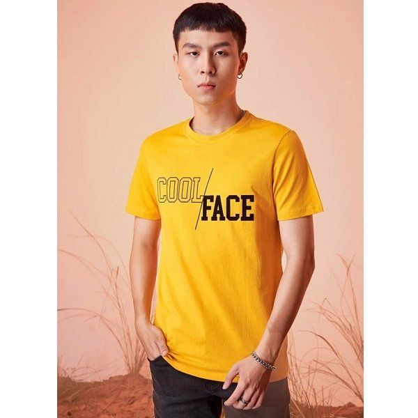 Áo Thun Nam Couple TX Màu Vàng MTS 1010 (Store 5703)
