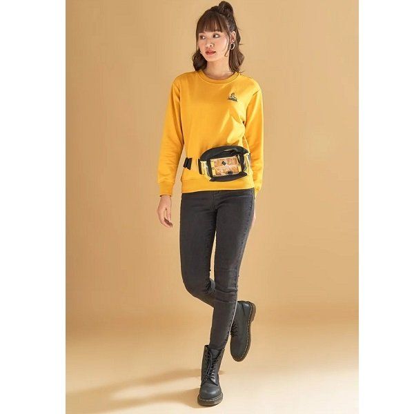 Áo Sweater Nữ Couple TX Màu Vàng WSW 2003 (Store 5703)