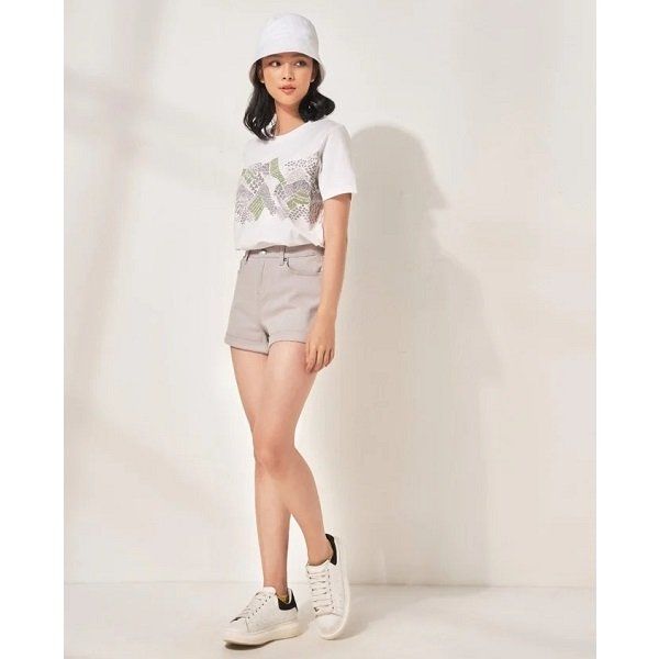 Áo Thun Nữ Couple TX Màu Trắng WTS 2001 (Store 5703)