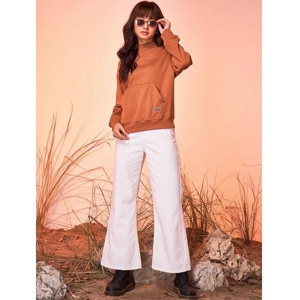 Áo Sweater Nữ Couple TX Màu Nâu WSW 2004 (Store 5703)