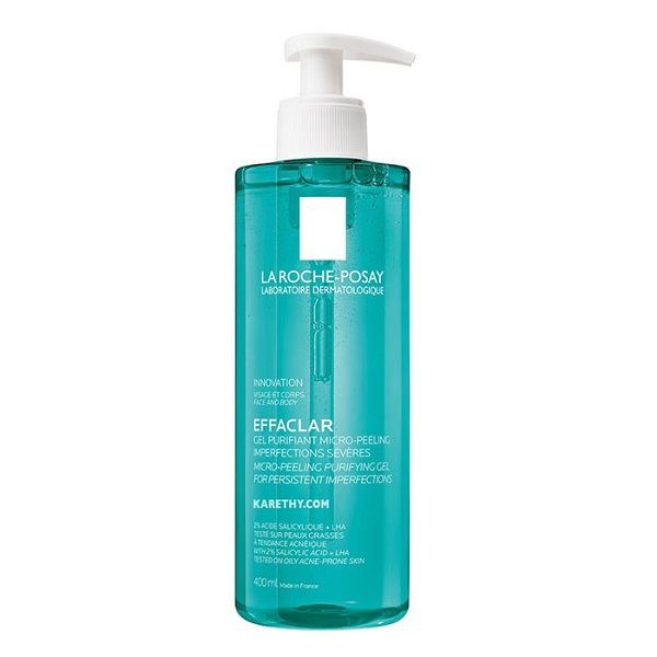 Gel Rửa Mặt Và Tắm La Roche-Posay Effaclar Micro-Peeling Purifying Gel 400ml (5871, 5873)