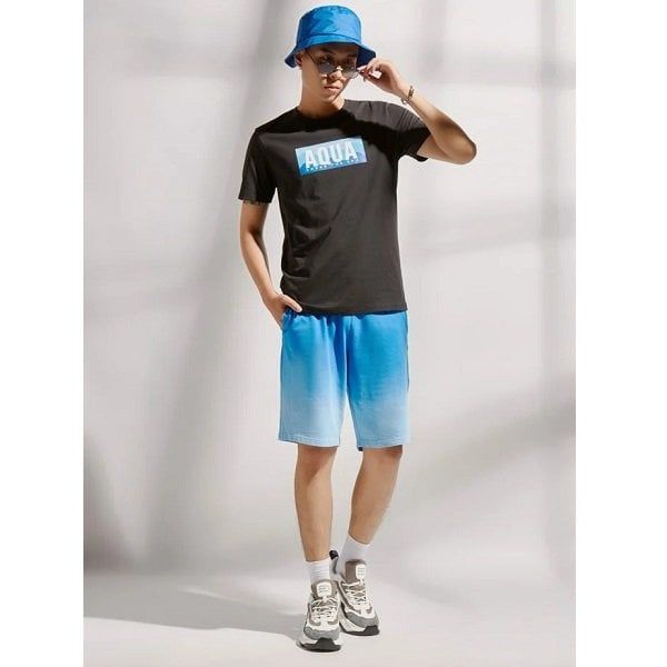 Áo Thun Nam In Aqua Couple TX Màu Đen 3087 (Store 5703)