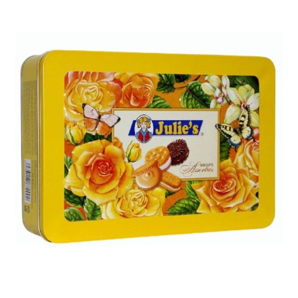 Bánh Quy Julie's Assorties Hoa Vàng 420g