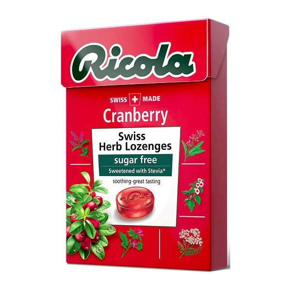 Kẹo Thảo Mộc Trái Cây Cranberry Ricola 100g