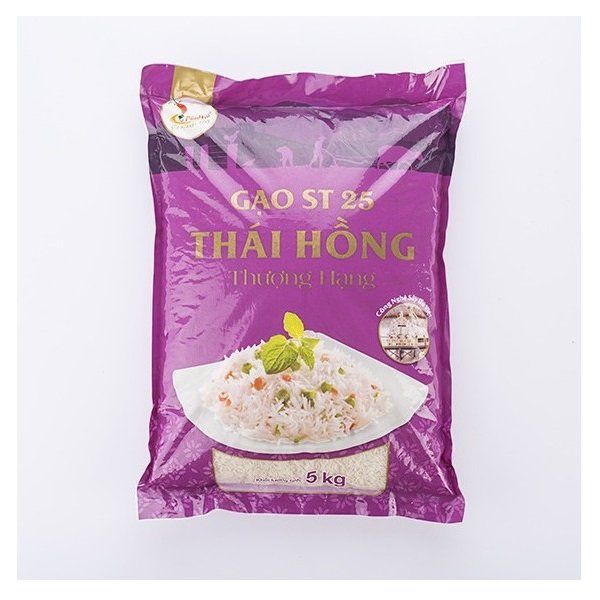 Gạo ST25 Thái Hồng Thượng Hạng Phú Hải 5Kg
