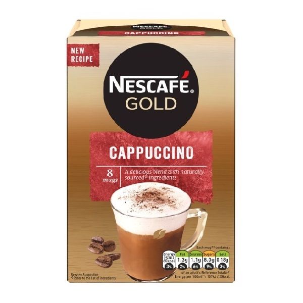 Cà Phê Sữa Nescafé Gold Cappuccino 8x15.5g (Mesa)