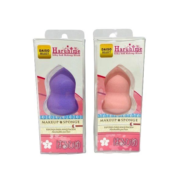 Daiso Mút Tán Kem Nền Hồ Lô Hồng/Tím